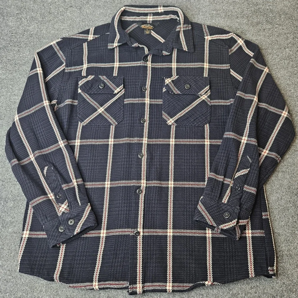 Pacific Trail Mens Woven Plaid Blanket Shirt‎ Heavyweight Longsleeve Large